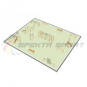 Купить Парковая площадка для Воркаут и WRK 2_76mm в Кизеле 